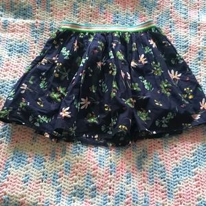 Gap Girl Flowery Skirt